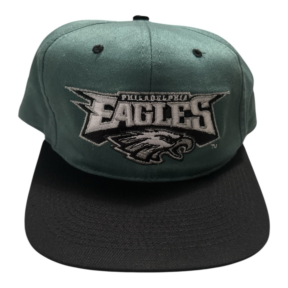 Vintage KMG NFL Pro Model Philadelphia Eagles Football LOGO Hat Snapback